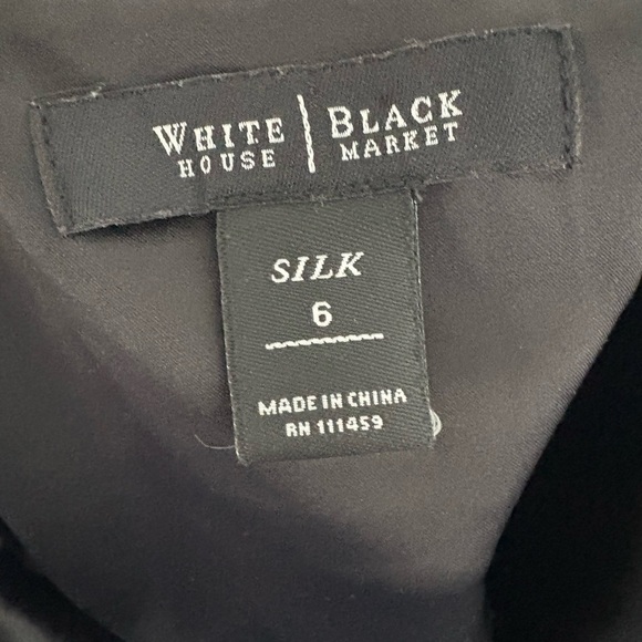 WHBM Faille Organza Silk Tiered Dress 6 - Picture 8 of 9